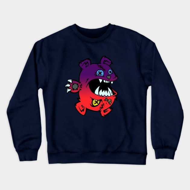 Oopsie Bear Happy Crewneck Sweatshirt by fromthemindof